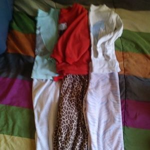 2T girls fleece pajamas